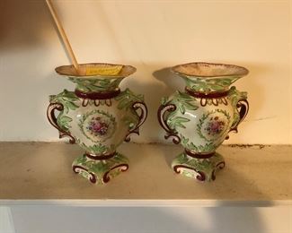 Pair of vintage wedge wood vases 