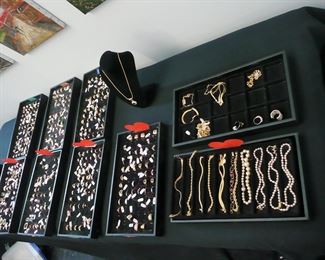 Vintage!  Lovely 18k gp rings, bracelets and necklaces, pearl and costume jewelry!  ($5 to $10 any item)  Bundle deals and make offers!