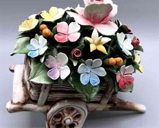 008 Vintage 1960s Capodimonte Nuovo Italian Cart