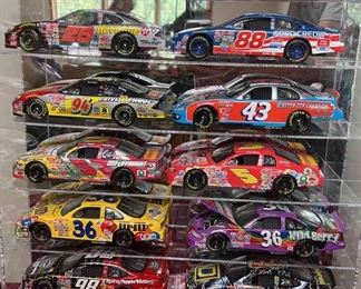 Collection Of 14 NASCAR Die Cast Cars