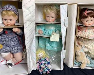 Hamilton Heritage Dolls Andrew, Amanda  Sara 