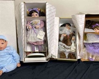 Hamilton, Georgetown And Kradle Kid Dolls 