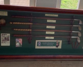 History Of Golf Shadow Box 