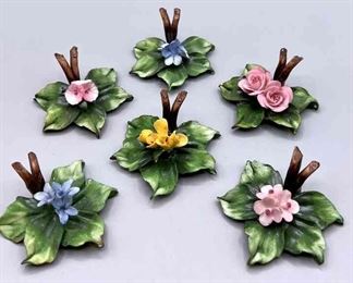 Miniature Capodimonte Porcelain Flowers