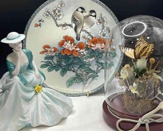 Imperial Jingdezhen Porcelain Plate. 1988. Coalport Ladies Of Fashion Hayley, 1988 