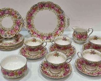 Royal Albert Serena Vintage Gilded Tea Set