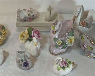Swan Collection Royal Adderly, Staffordshire, Lefton And More 