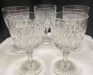 Thomas Webb CUT Crystal Water Goblets