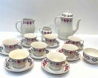 Vintage Adams Old Colonial Ironstone Tea Set 