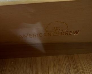 #1	American Drew Black & Wood China Cabinet (2 pc) 64x19x29-78T Beveled Glass & lighted 2 drawers & 4 doors	 $275.00 																																																																																																																																																																																																																																																																																																																																																																																																																																																																																																																																																																																																																																																																																																																																																																																																																																																																																																																			