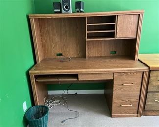 #36	Particle Board Desk w/hutch & 2 drawers w/pull-out keyboard - 60x24x58 (2 pc)	 $65.00 																																																																																																																																																																																																																																																																																																																																																																																																																																																																																																																																																																																																																																																																																																																																																																																																																																																																																																																																														