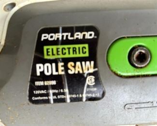 #79	Portland Electric Pole Saw	 $35.00 																																																																																																																																																																																																																																																																																																																																																																																																																																																																																																																																																																																																																																																																																																																																																																																																																																																																																																																																																																																																	