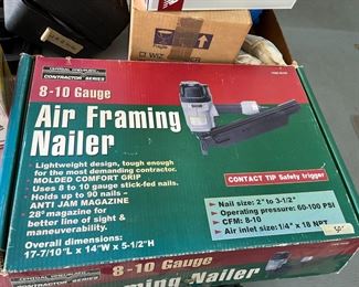#80	8-10 Gauge Air Framing Nailer	 $50.00 																																																																																																																																																																																																																																																																																																																																																																																																																																																																																																																																																																																																																																																																																																																																																																																																																																																																																																																																																																																														