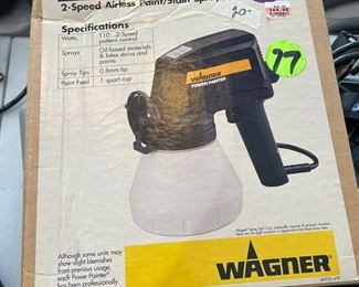 #86	Wagner Power Painter	 $20.00 																																																																																																																																																																																																																																																																																																																																																																																																																																																																																																																																																																																																																																																																																																																																																																																																																																																																																																																																																																																																							