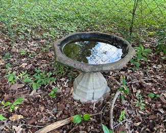 #97	Concrete Bird Bath  12Tx16W	 $20.00 																																																																																																																																																																																																																																																																																																																																																																																																																																																																																																																																																																																																																																																																																																																																																																																																																																																																																																																																																																																																