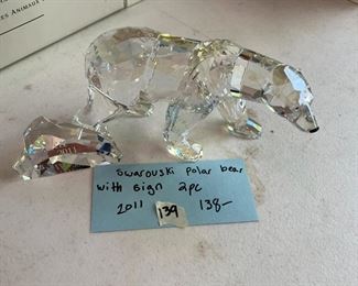 #139	Swarovski Polar Bear w/Sign  - 2 pc 2011	 $138.00 																																																																																																																																																																																																																																																																																																																																																																																																																																																																																																																																																																																																																																																																																																																																																																																																																																																																																																																																																																																	