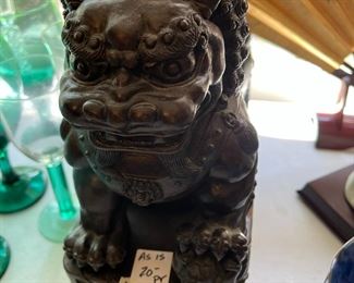 #181	Set of 2 Foo Dogs  porcelain - as is chipped	 $20.00 																																																																																																																																																																																																																																																																																																																																																																																																																																																																																																																																																																																																																																																																																																																																																																																																																																																																																																																																																																														