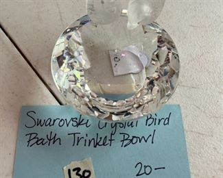 #130	Swarovski Crystal Bird Bath Trunkey Bowl	 $20.00 																																																																																																																																																																																																																																																																																																																																																																																																																																																																																																																																																																																																																																																																																																																																																																																																																																																																																																																																																																																		