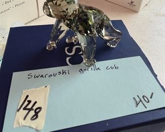 #148	ME	Swarovski Gorilla Cub	 $40.00 																																																																																																																																																																																																																																																																																																																																																																																																																																																																																																																																																																																																																																																																																																																																																																																																																																																																																																																																																																																																		