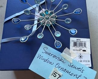 #157	ME	Swarovski Jewels Window ornament Blue	 $40.00 																																																																																																																																																																																																																																																																																																																																																																																																																																																																																																																																																																																																																																																																																																																																																																																																																																																																																																																																																																																		