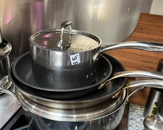 #174	Kitchen	Set of 6 pc of Master Clad -  2 skillets, Sauce Pan and Deep Skillet	 $60.00 																																																																																																																																																																																																																																																																																																																																																																																																																																																																																																																																																																																																																																																																																																																																																																																																																																																																																																																																														