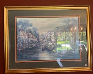 #182	Art	Gold Framed Picture of Cottages on Canal w/ships - 43x33	 $40.00 																																																																																																																																																																																																																																																																																																																																																																																																																																																																																																																																																																																																																																																																																																																																																																																																																																																																																																																																																														
