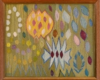 Ann-Mari Forsberg (Swedish, B. 1916) Tapestry Sjöstjärna (Starfish), H 12" W 14.5"