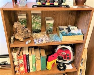 Vintage newspapers, vintage cookbooks.