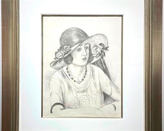 Lot 801 Original Henri Matisse Lithograph  La Capeline de paille dItalie