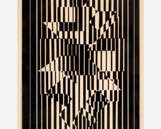 5. VICTOR VASARELY "SIGNE 14" (1960 SERIGRAPH)