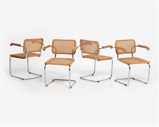 30. MARCEL BREUER (After) Four B 64 Armchairs (ca. 1986)