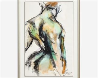 39. CORNO "Torso" (Acrylic & Watercolor on Arches Paper)