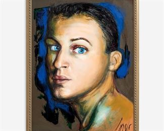 40. CORNO "Face" (Oil on Canvas)