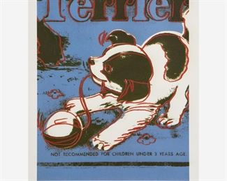 46. ANDY WARHOL (After) "Mechanical Terrier" (CMOA Print)