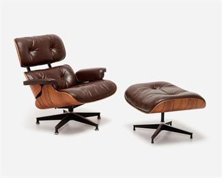 61. EAMES Herman Miller Lounge Chair & Ottoman (1977)