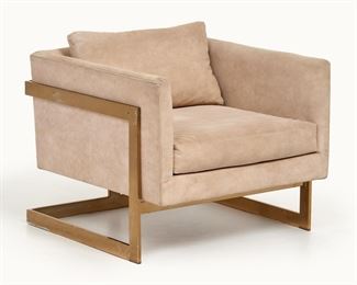 62. MILO BAUGHMAN 3426 Cube Chair, Thayer Coggin (1979)