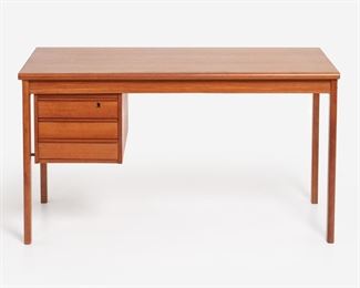 68. PETER LOVIG NIELSEN Danish Teak Desk (1960s)