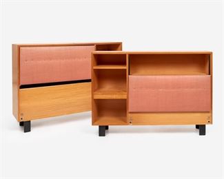 83. GEORGE NELSON STORAGE HEADBOARDS, HERMAN MILLER (1940S)