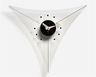 84. GEORGE NELSON 2225 TRIANGLE CLOCK (1955)