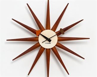 85. GEORGE NELSON 2202B SPIKE CLOCK (1950S)