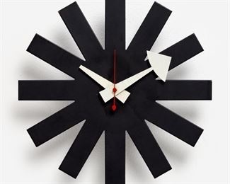 86. GEORGE NELSON 2213 ASTERISK CLOCK (1950S)