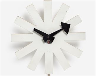 88. GEORGE NELSON 2213 ASTERISK CLOCK (1950S)