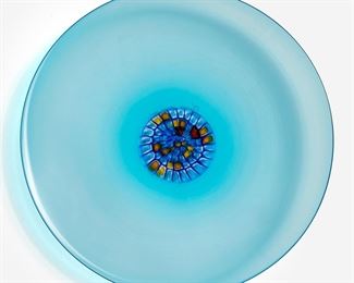 97. VERSACE / VENINI "MURRINE" CHARGER (1999 ART GLASS)