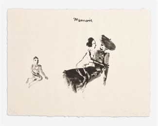 117. NICOLAS AFRICANO "MEMOIR" (1986 LITHOGRAPH)