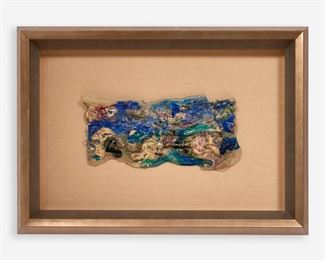 118. NICOLAS AFRICANO "A MAN AND WOMAN FISHING" (1975)