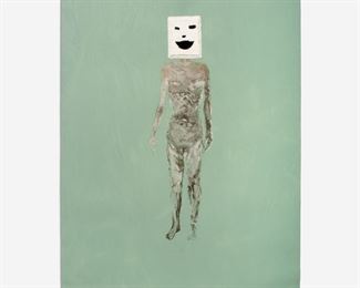 124. NICOLAS AFRICANO "FLESH ARMOR" (1986 LTD. MIXED MEDIA)