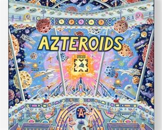 142. IAN YOUNG "AZTEROIDS" (2014 ACRYLIC ON CANVAS)