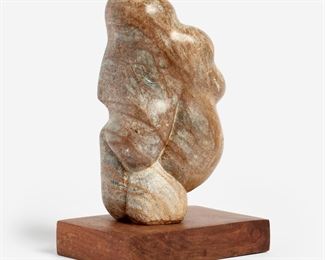 144. ABSTRACT STONE SCULPTURE