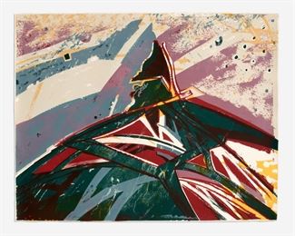 155. RICHARD HUNT "MOUNTAIN SHIFT" (2015 COLOR LITHOGRAPH)