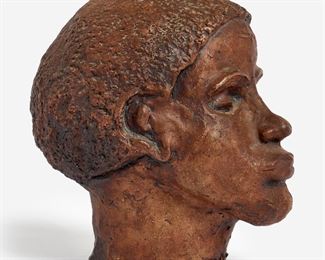 166. UNIDENTIFIED POTTERY HEAD